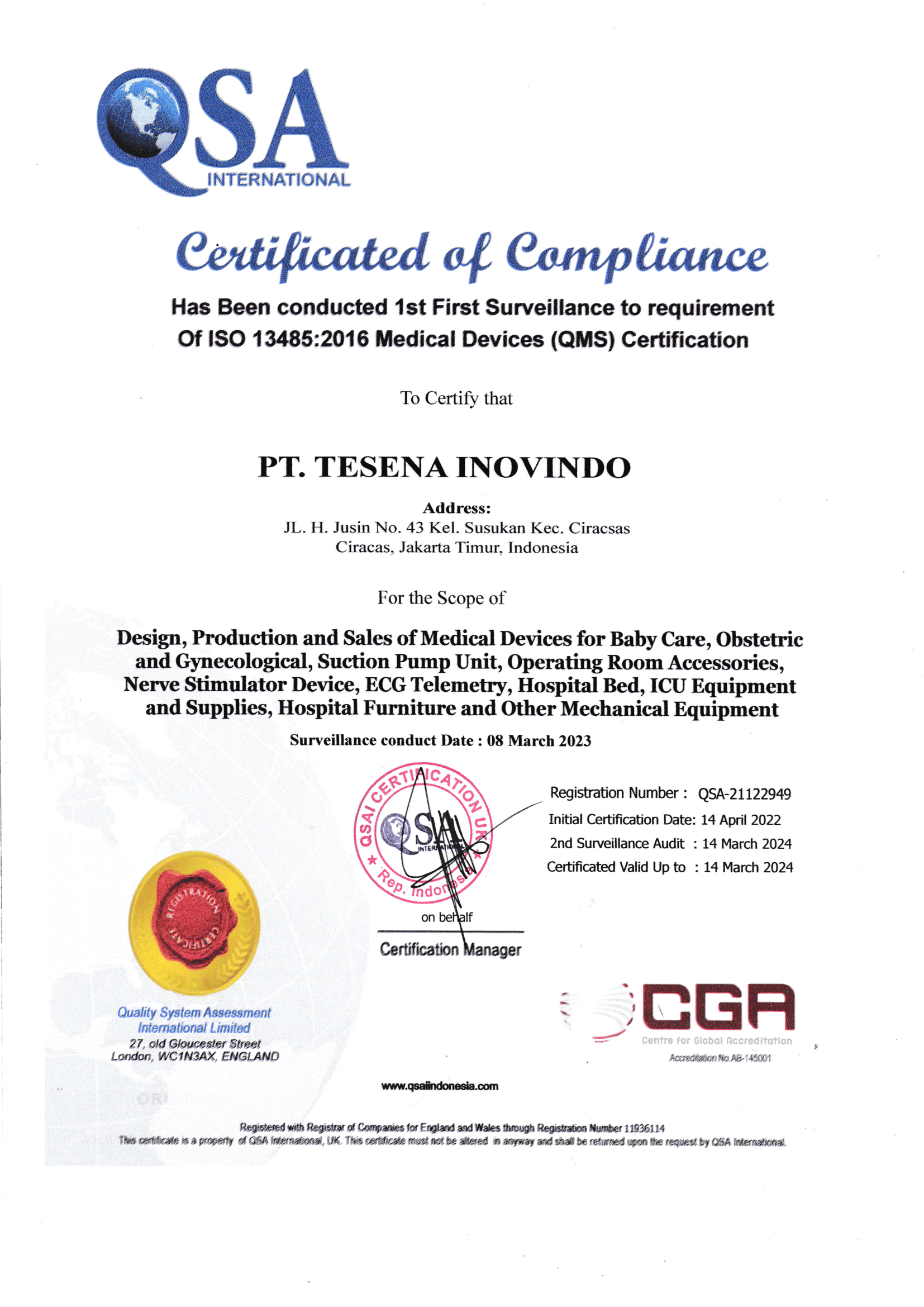 CE Certificate